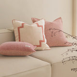 Blush Fringe Cushion Covers