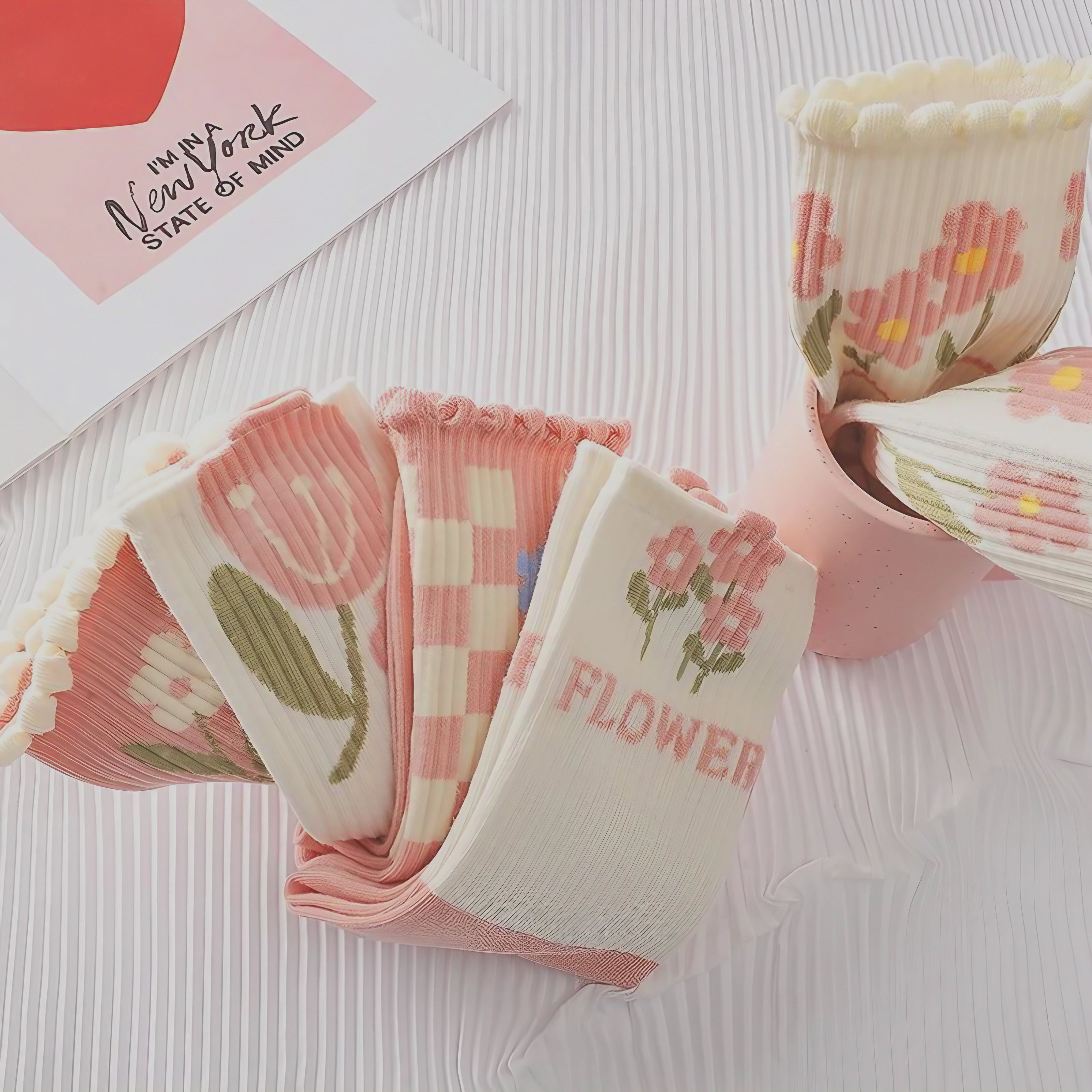 Blush Garden Socks