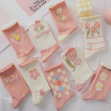 Blush Garden Socks