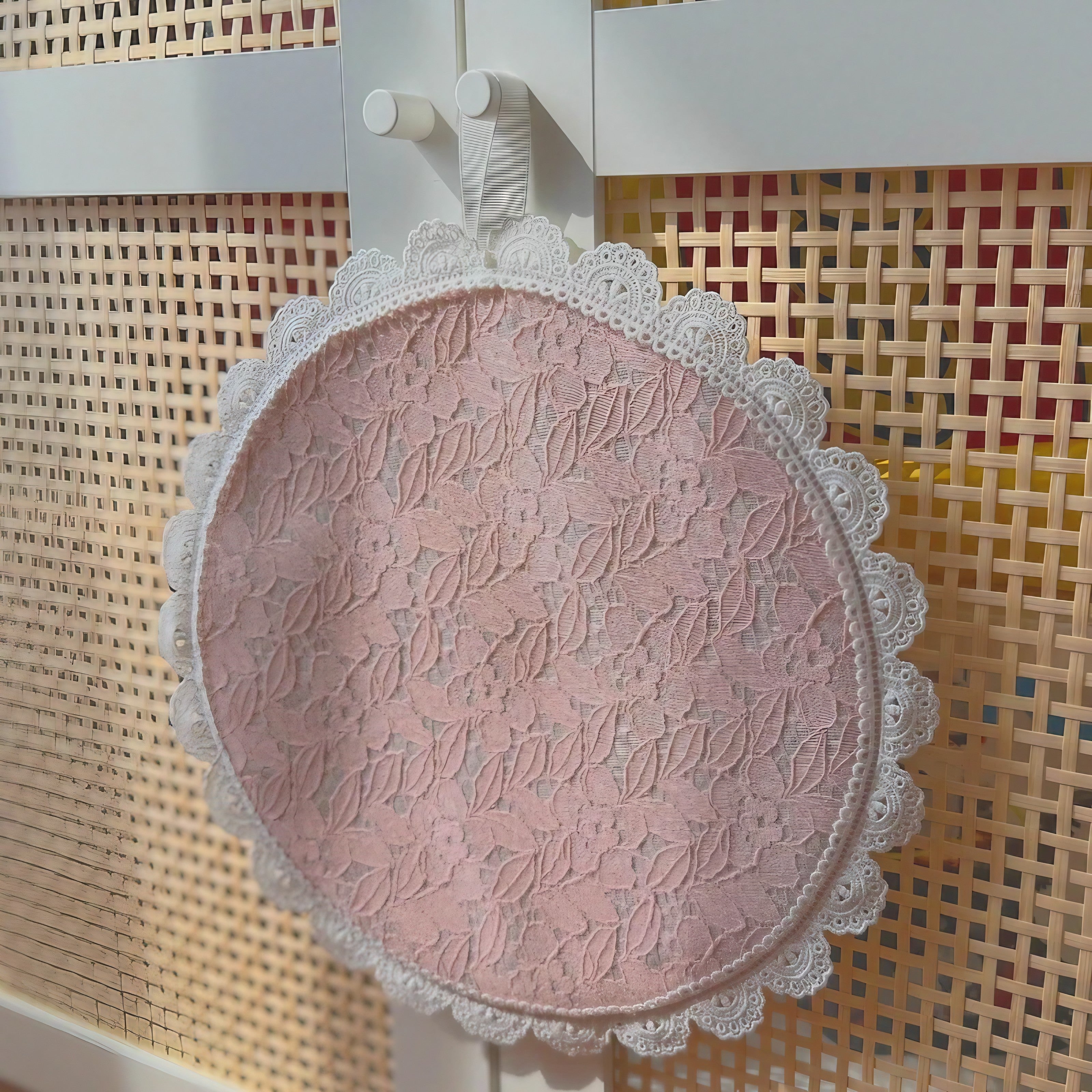 Blush Lace Floral Placemats
