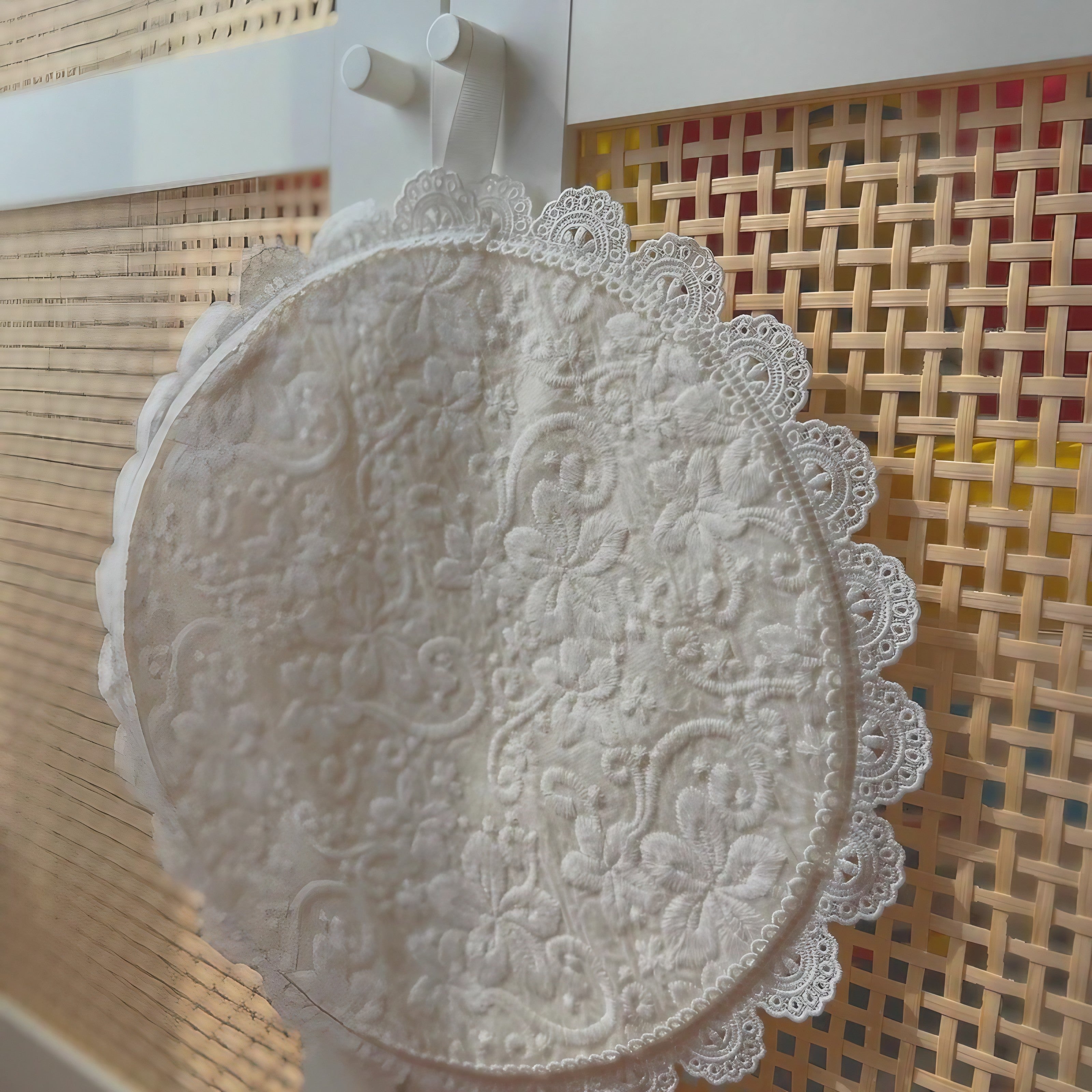Blush Lace Floral Placemats