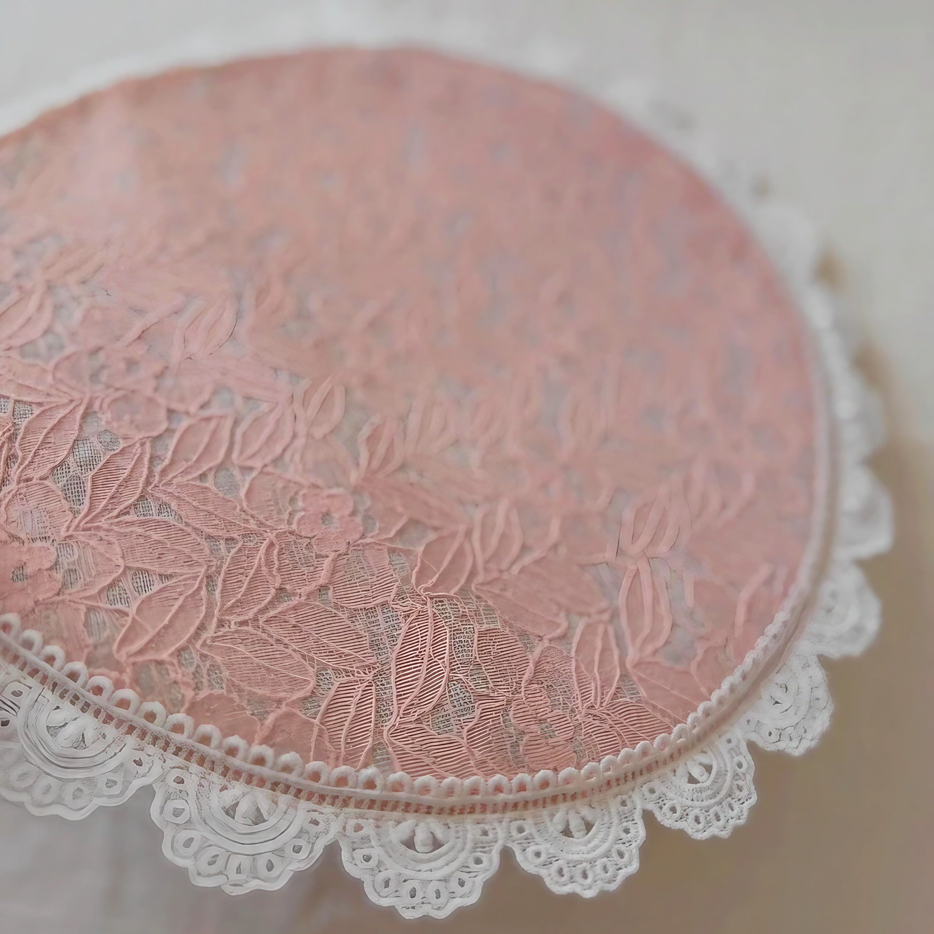 Blush Lace Floral Placemats