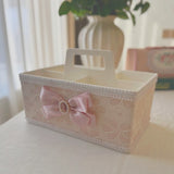 Blush Lace Vanity Caddy