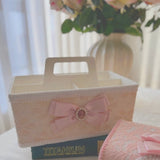 Blush Lace Vanity Caddy