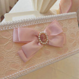 Blush Lace Vanity Caddy