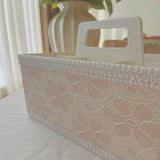 Blush Lace Vanity Caddy
