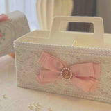 Blush Lace Vanity Caddy
