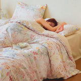 Blush Meadow Floral Bedding Set