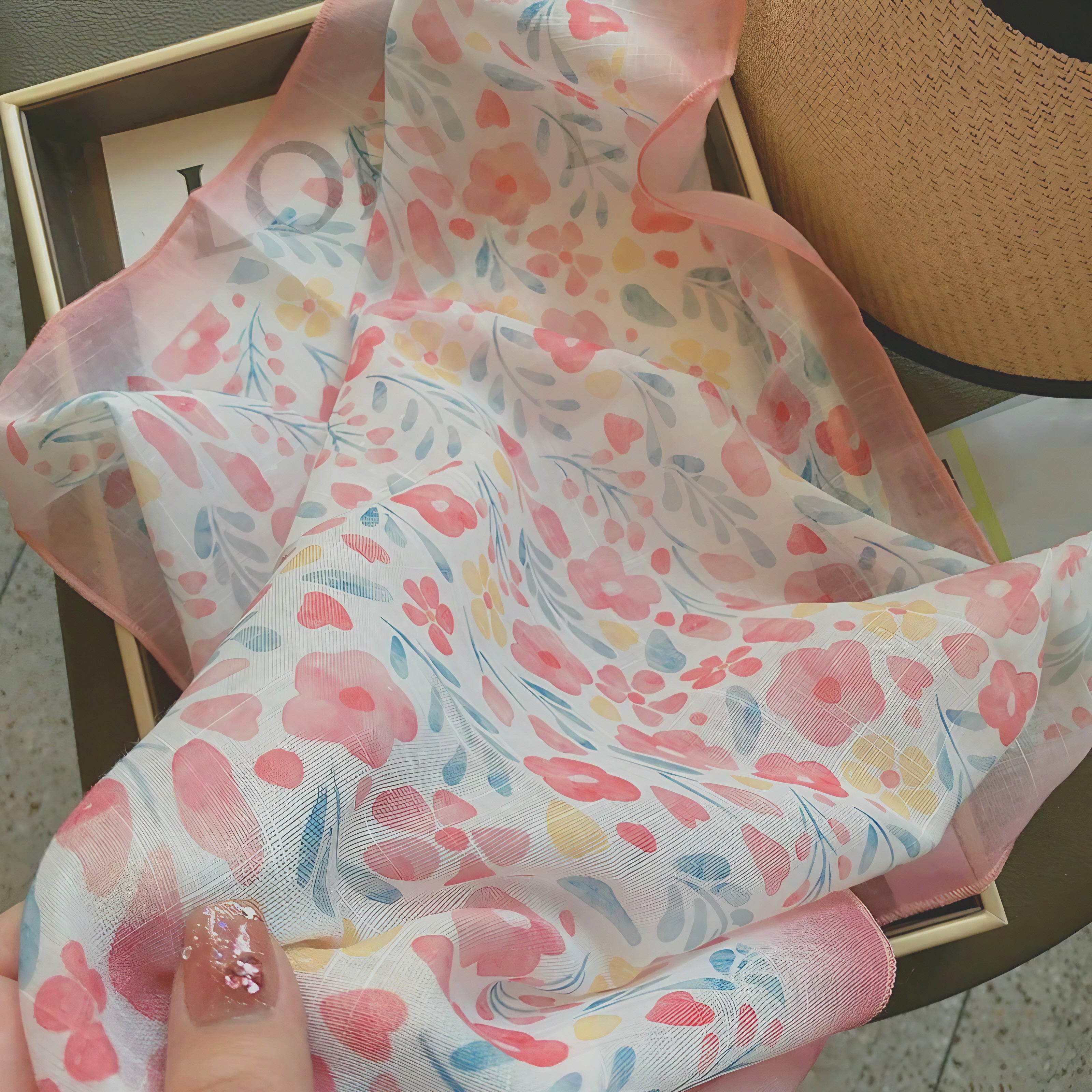 Blush Meadow Scarf