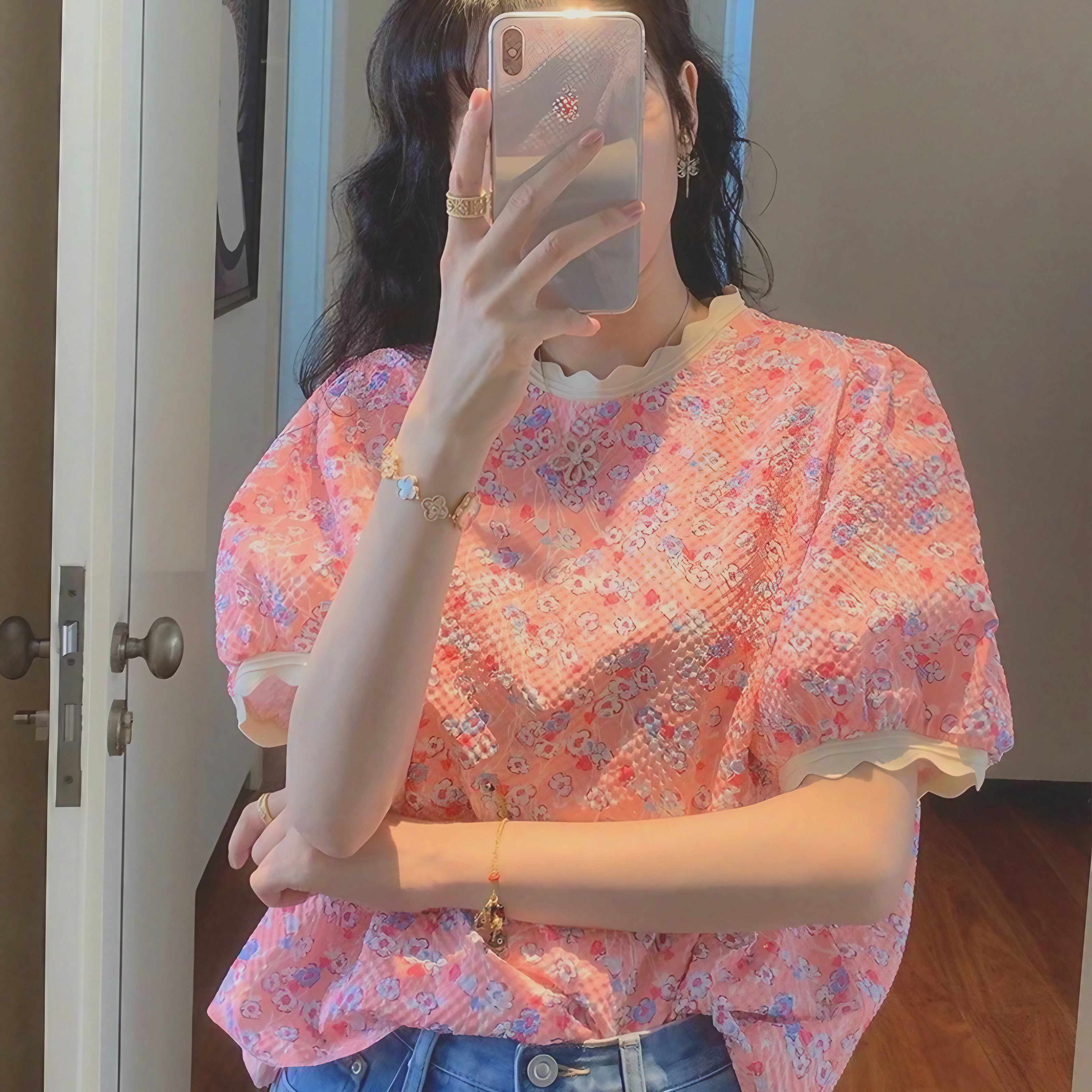 Blush Meadow Top