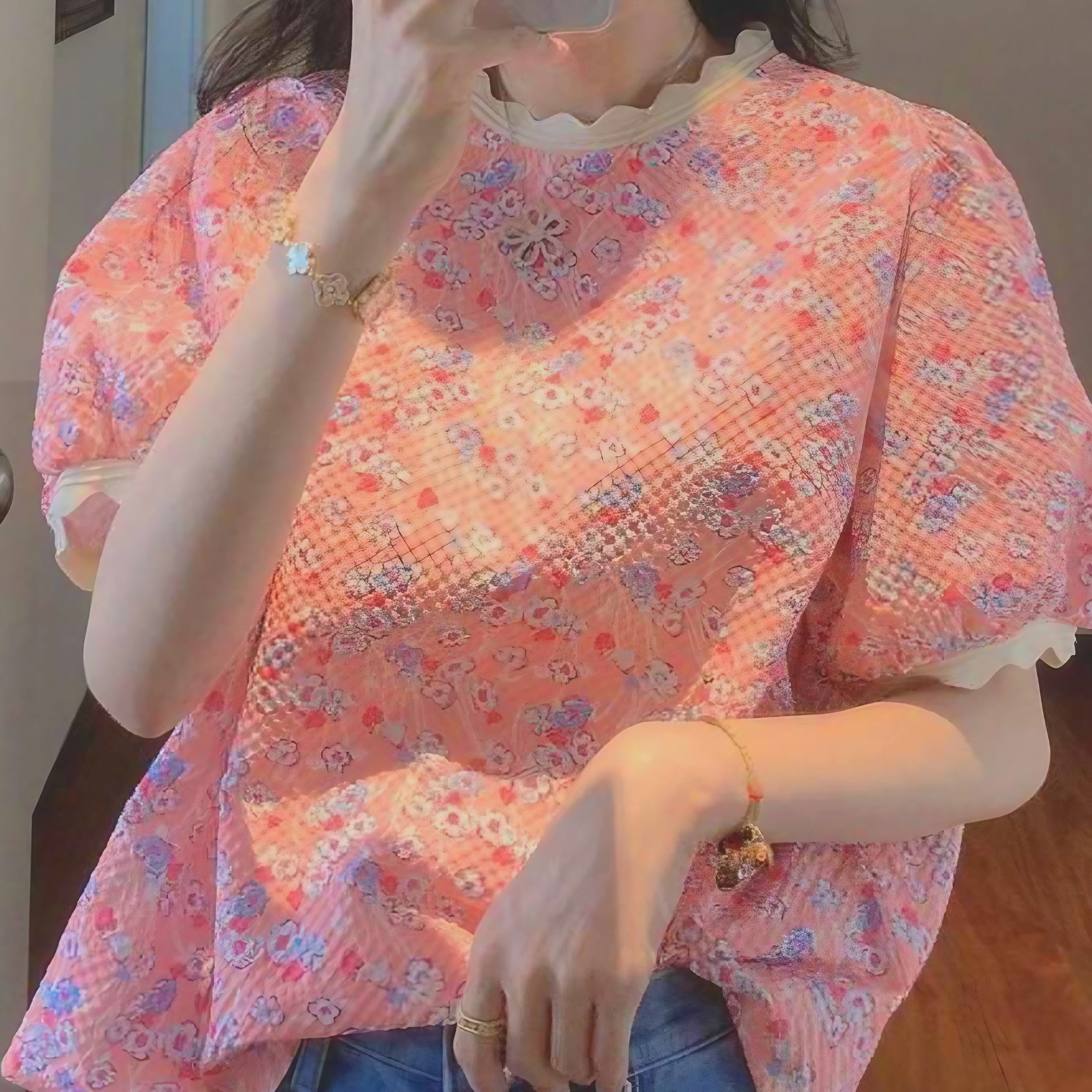 Blush Meadow Top