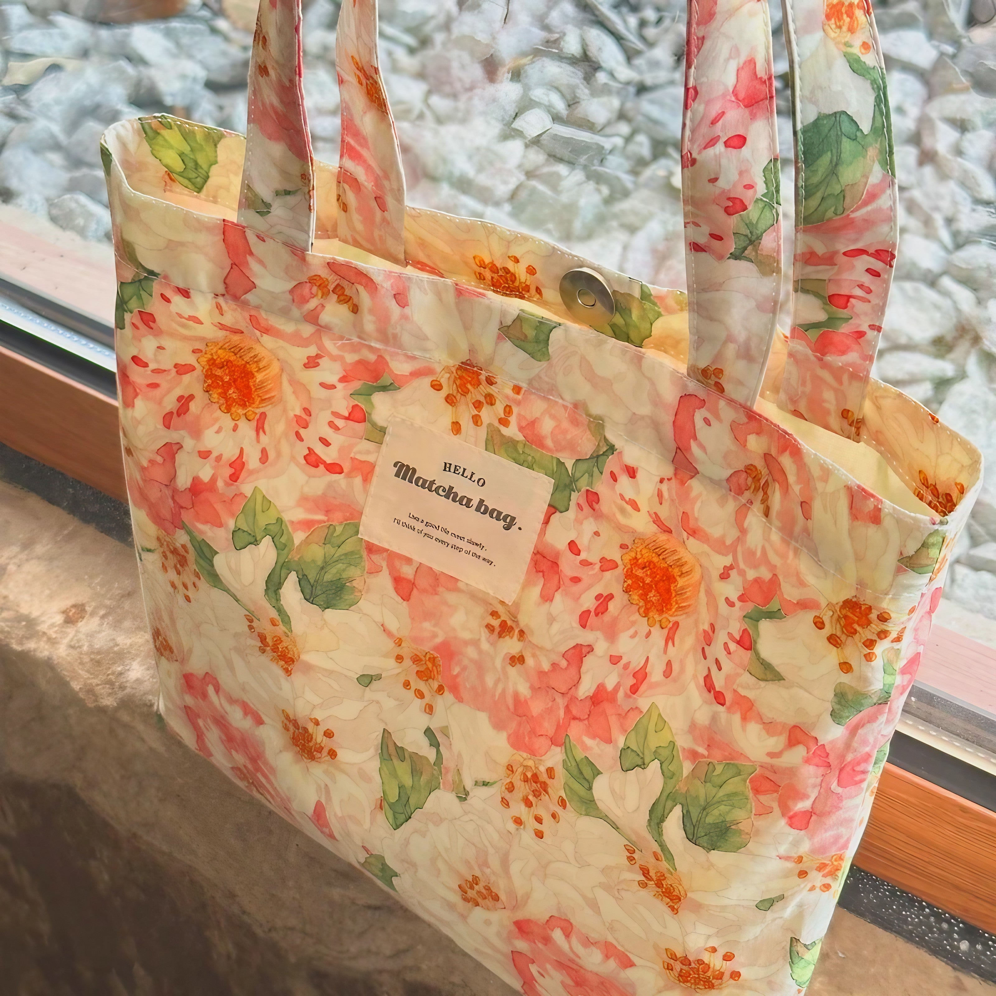 Blush Peony Garden Bag