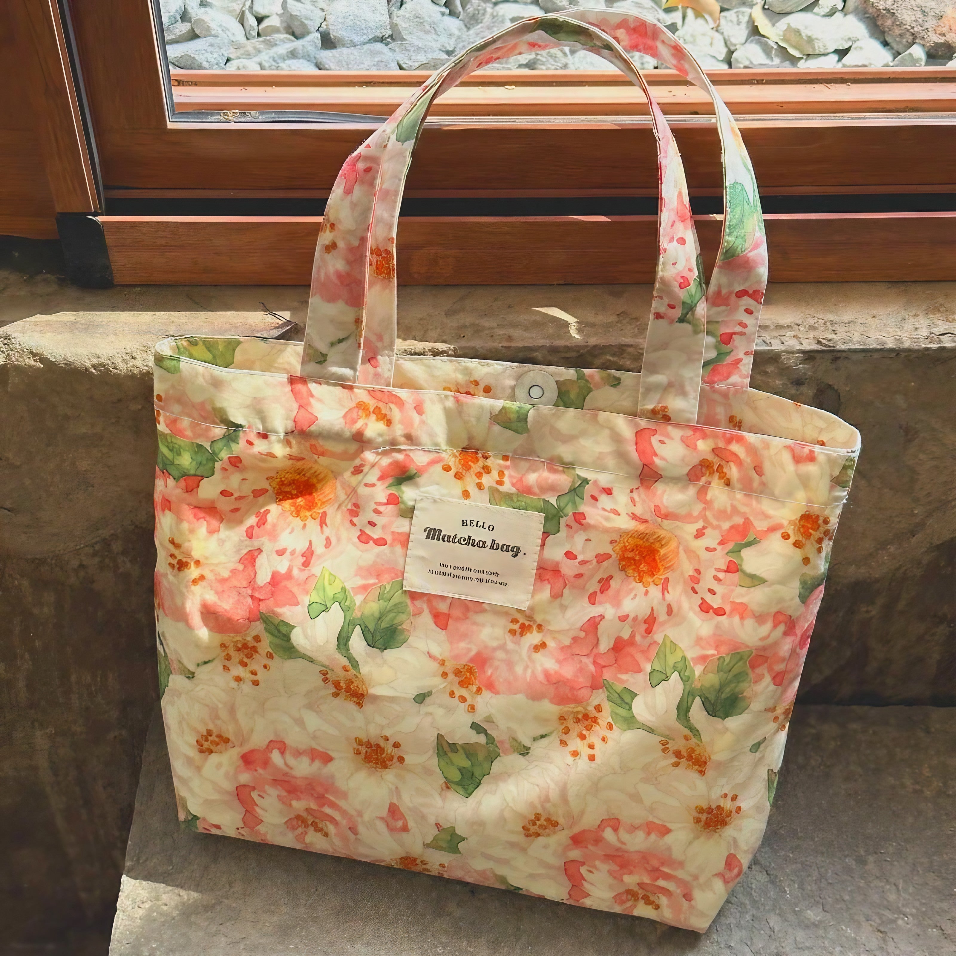 Blush Peony Garden Bag
