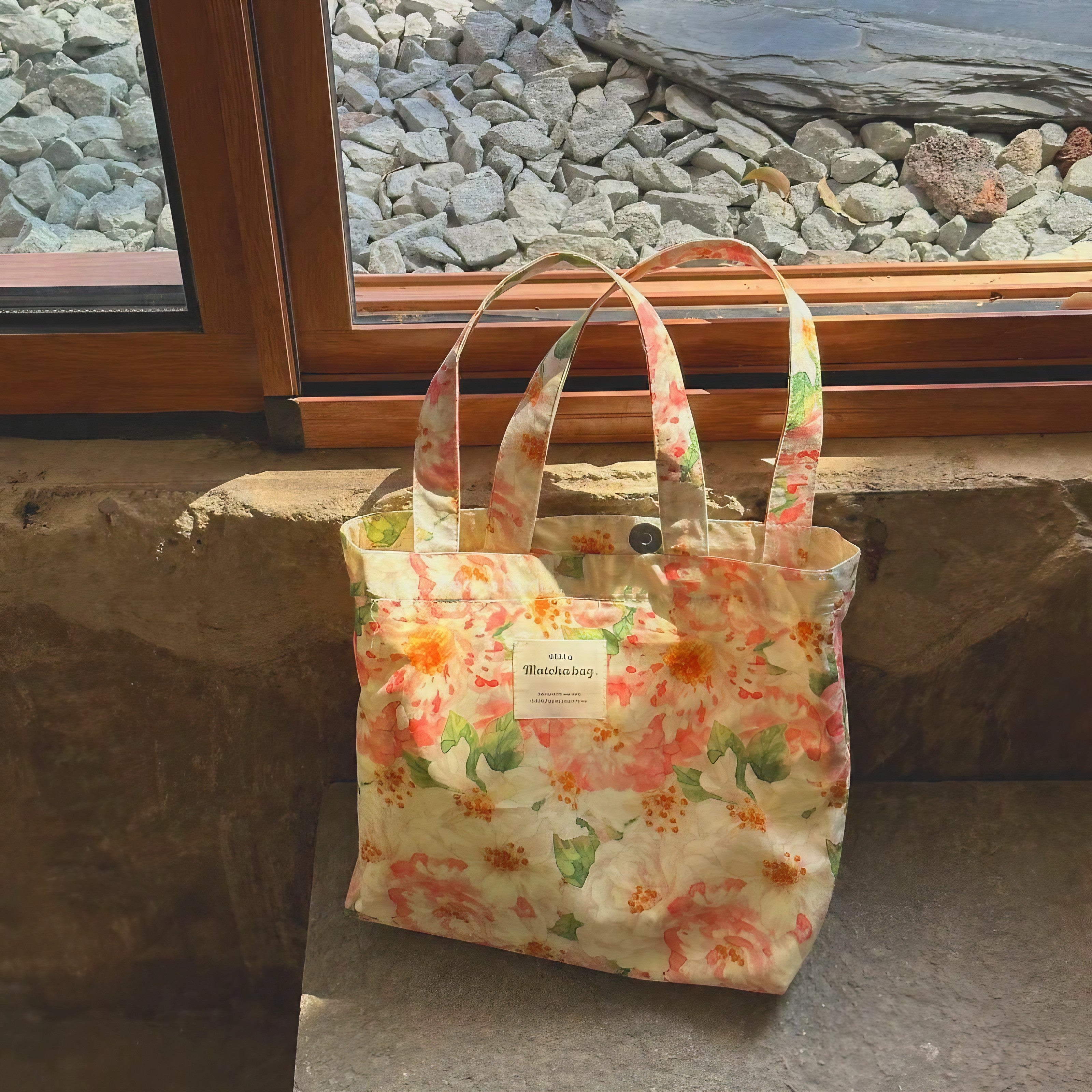 Blush Peony Garden Bag