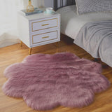 Blush Petal Faux Fur Rugs