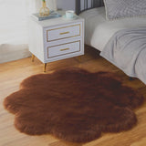 Blush Petal Faux Fur Rugs