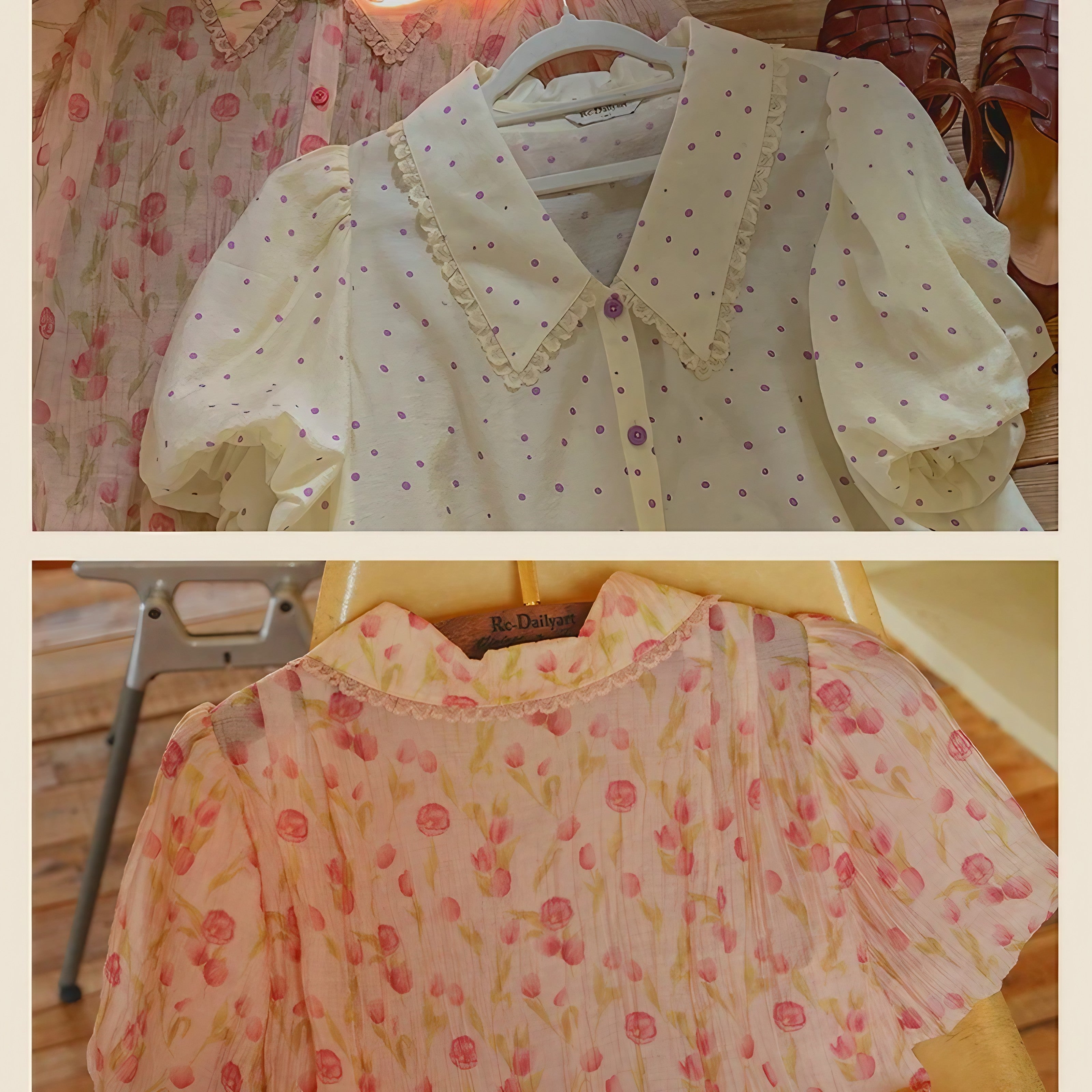 Blush Petal Lace Blouse