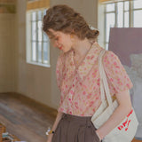 Blush Petal Lace Blouse