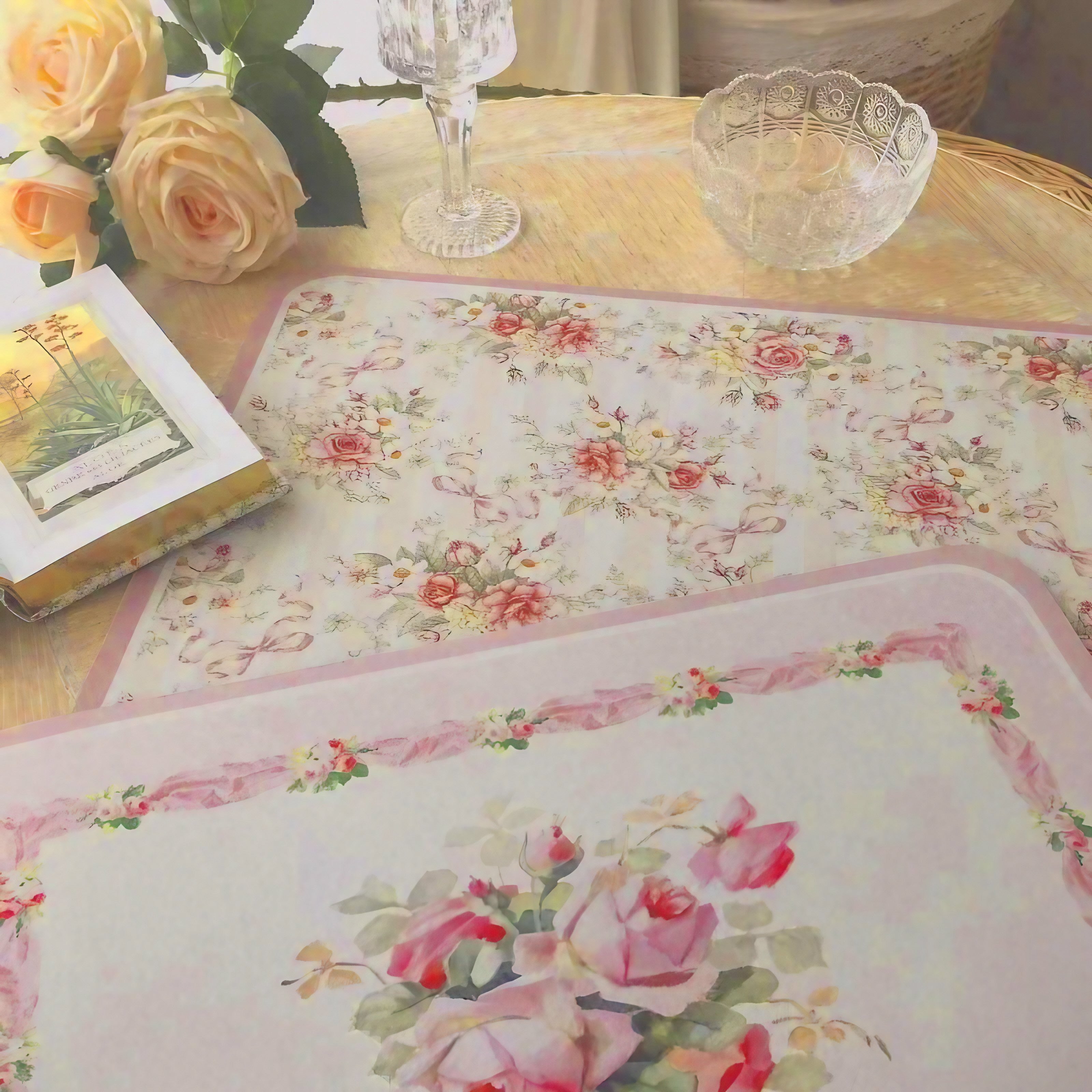 Blush Rose Garden Placemats