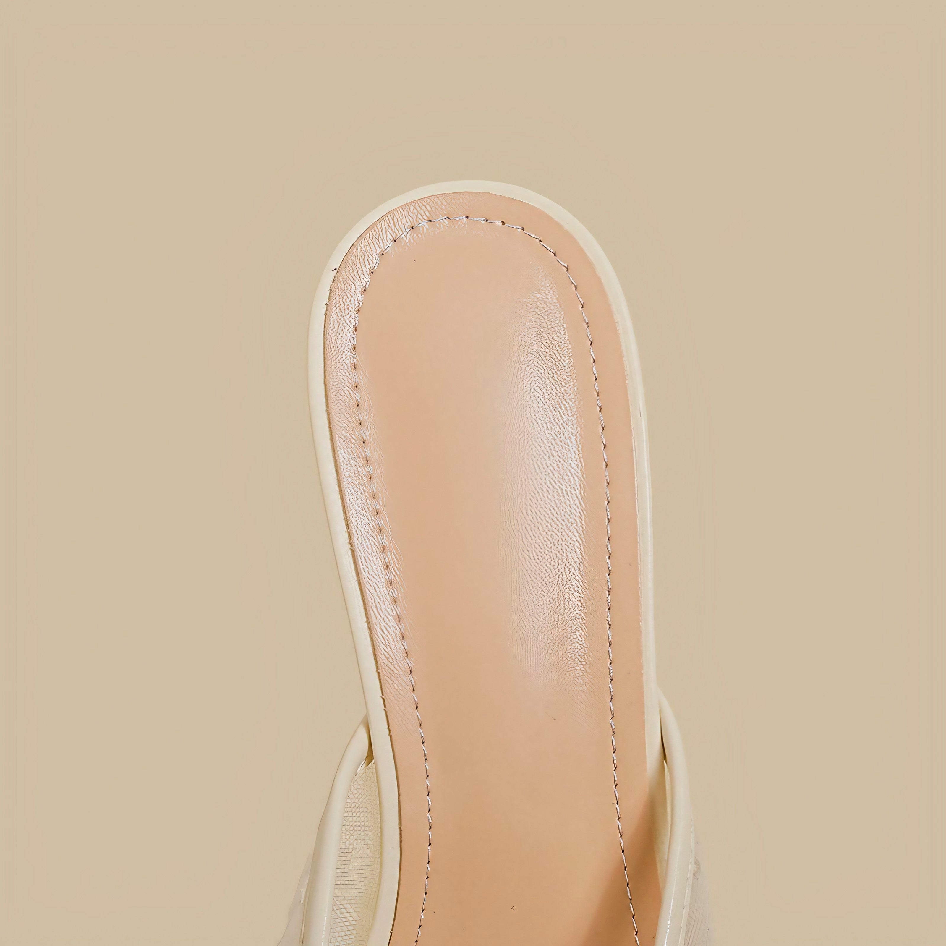 Blush Sparkle Veil Mules