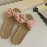 Blushing Meadow Bow Slides