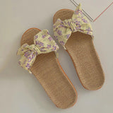 Blushing Meadow Bow Slides