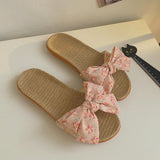 Blushing Meadow Bow Slides