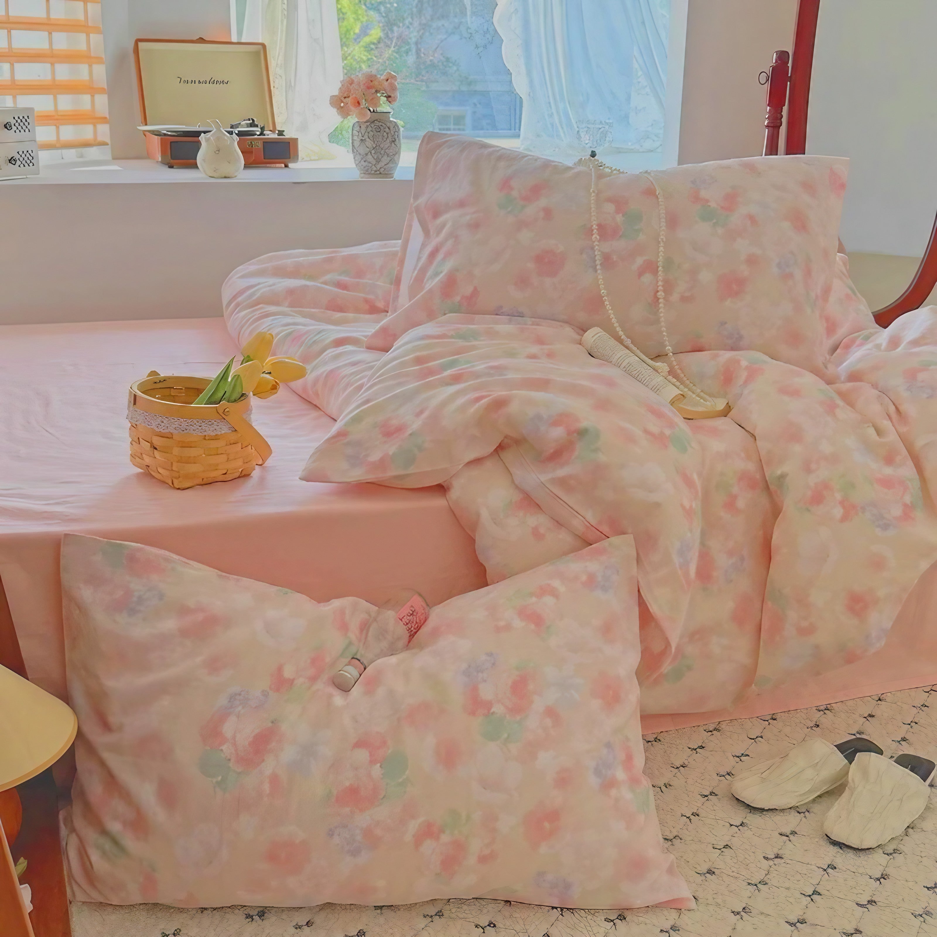 Blushing Meadow Pillowcase