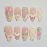 Blushing Petal Nails