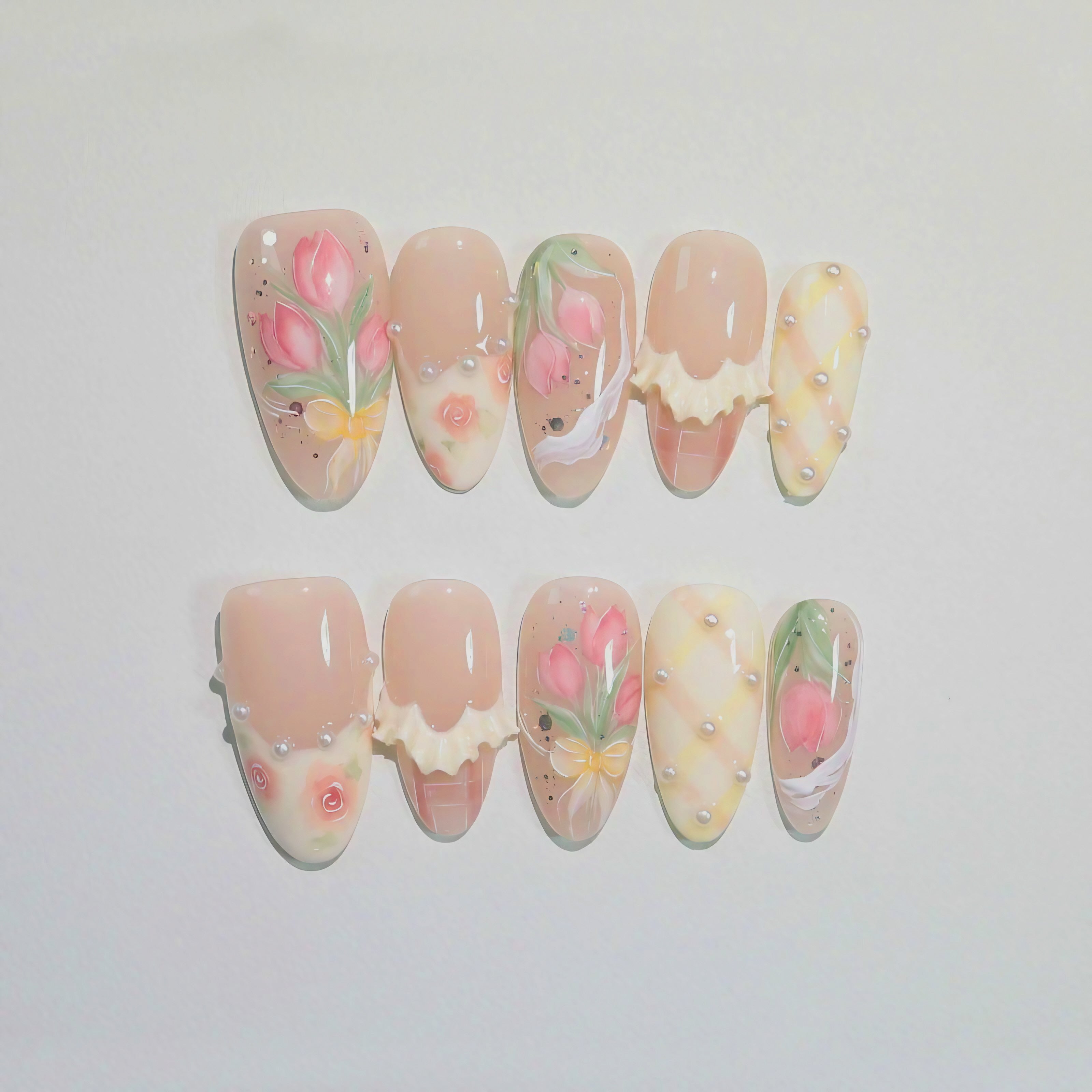 Blushing Petal Nails