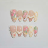Blushing Petal Nails