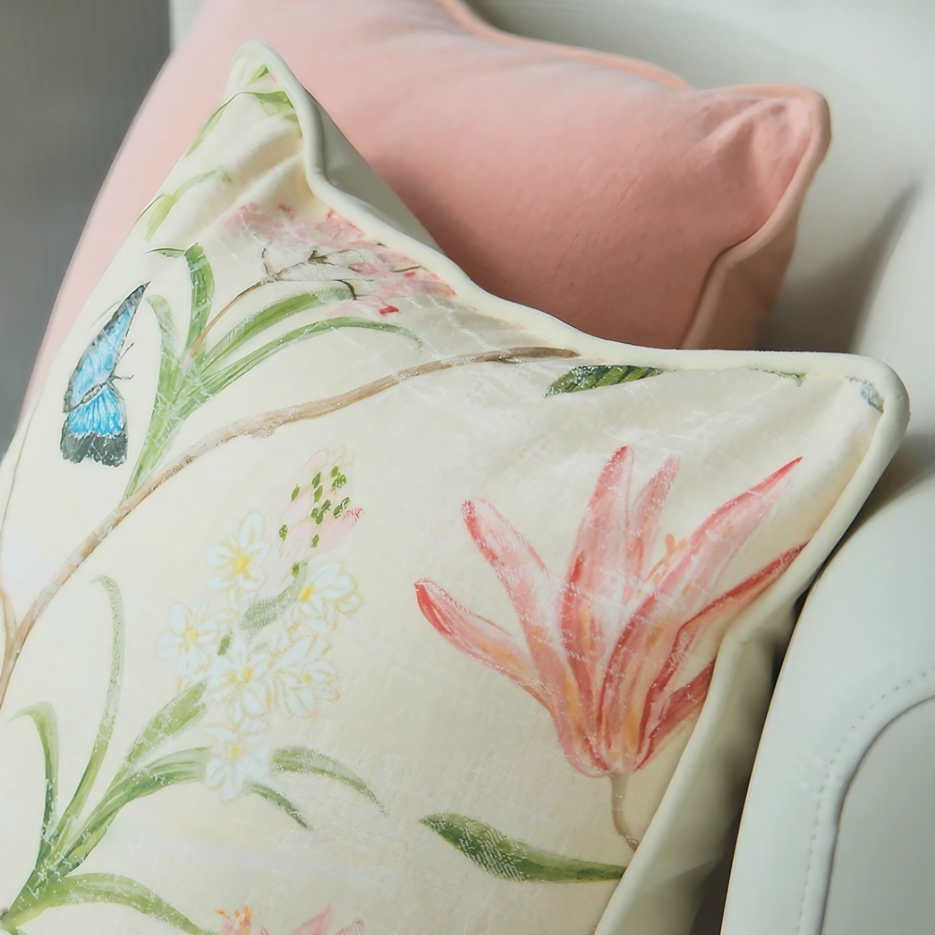 Botanical Butterfly Cushion Covers