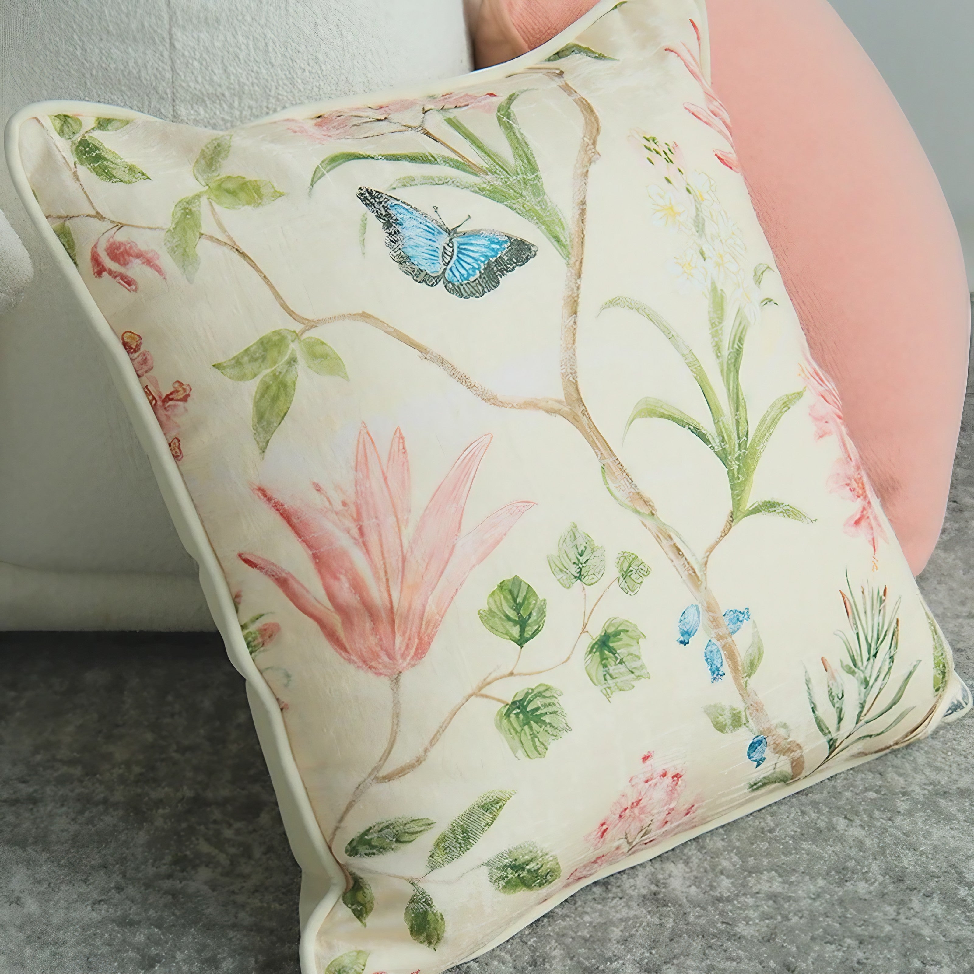 Botanical Butterfly Cushion Covers