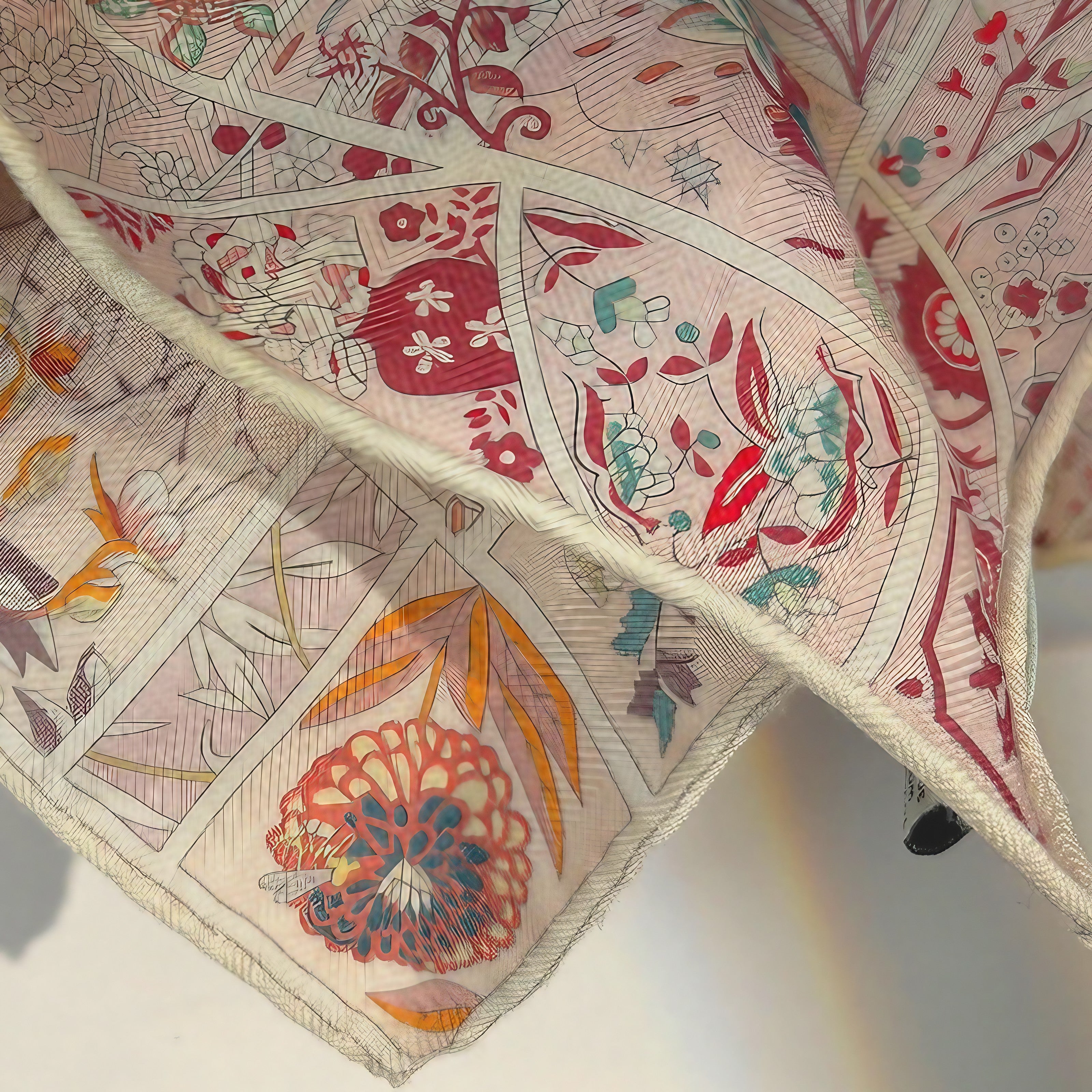 Botanical Poem Scarf