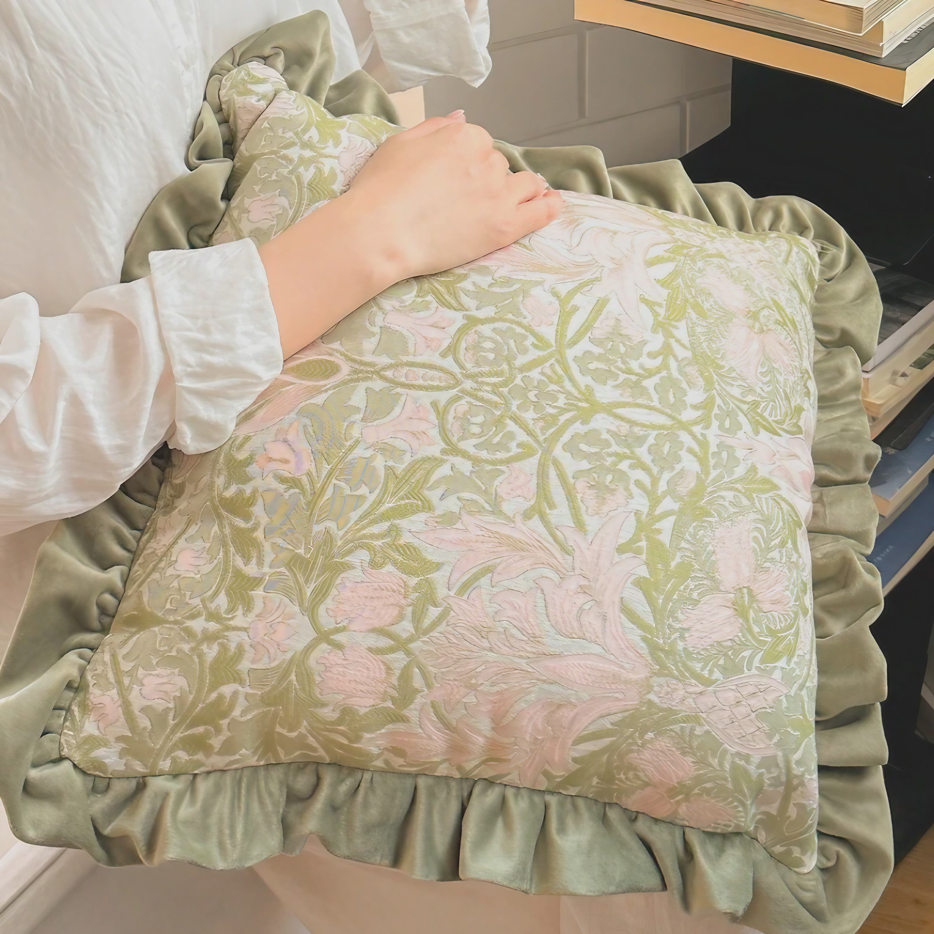 Botanical Ruffle Cushion Covers