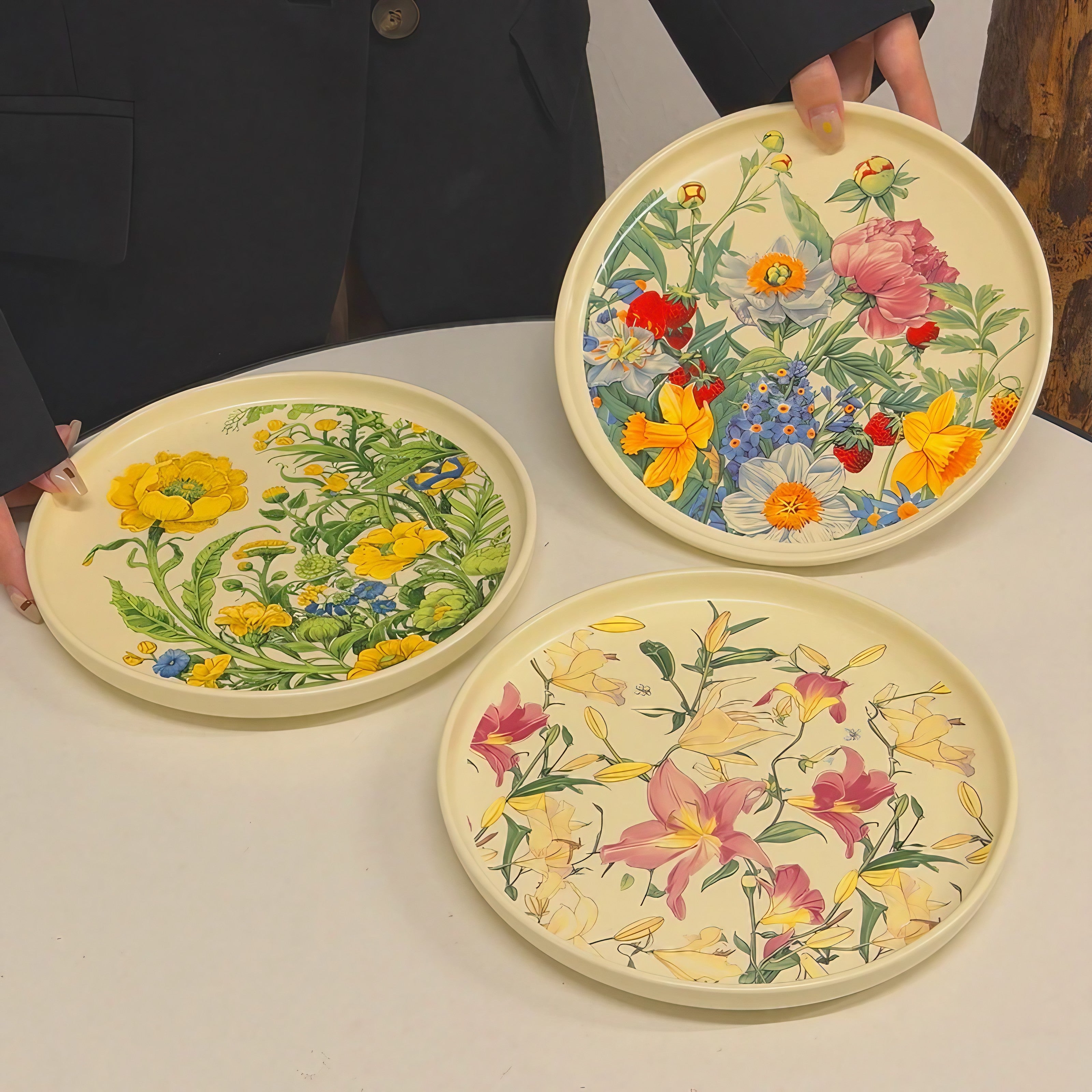 Botanical Sketch Tray