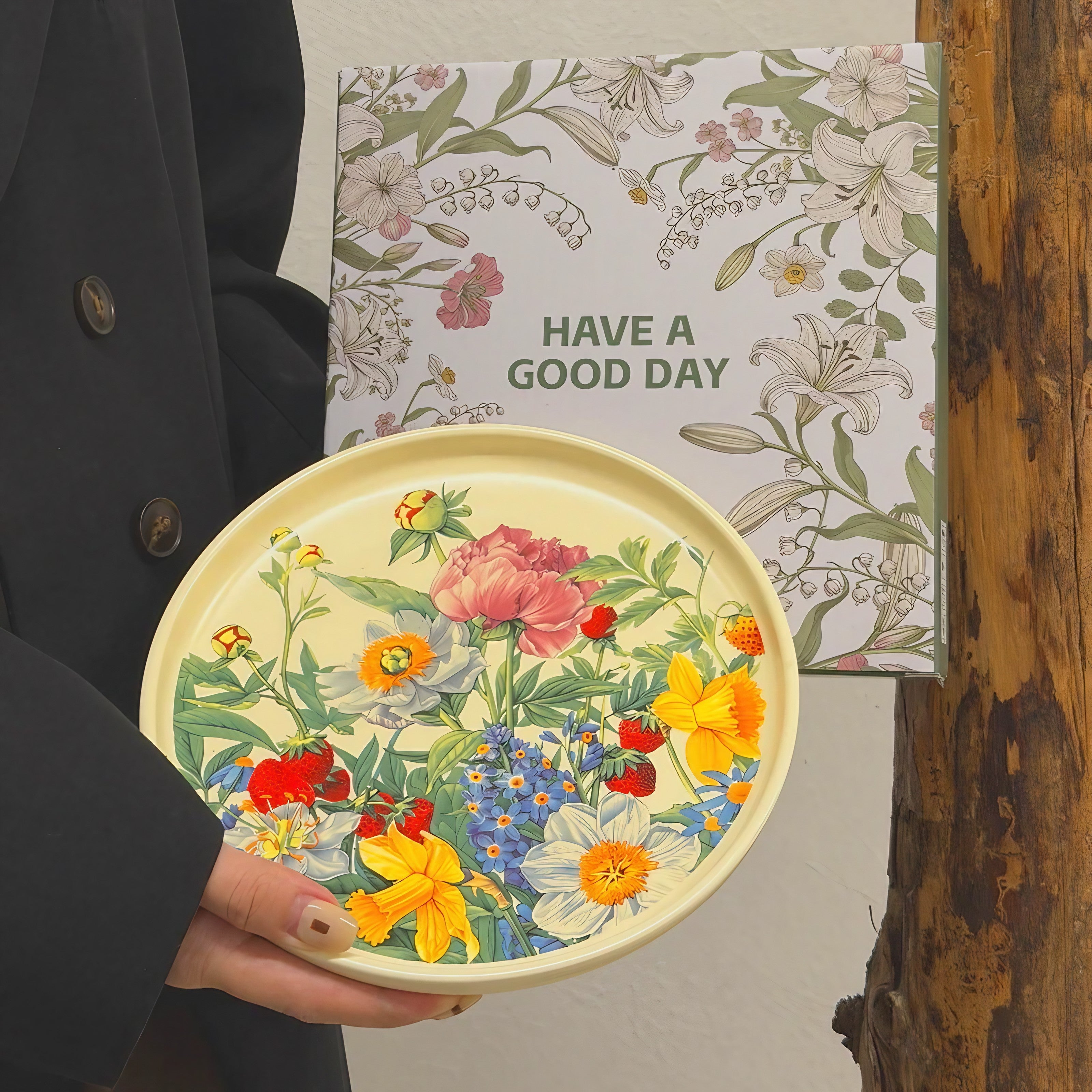 Botanical Sketch Tray