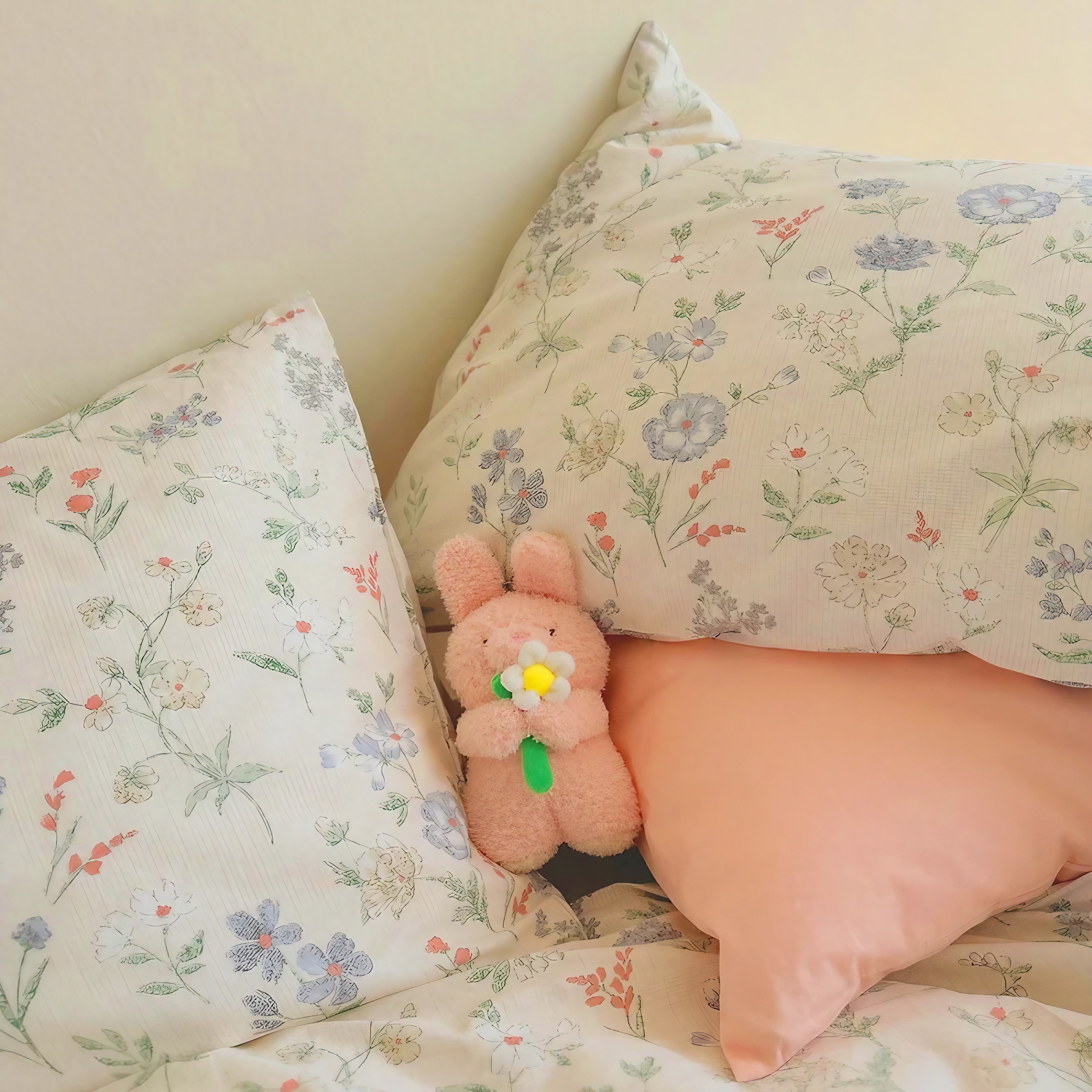 Petal Grid Pillowcase