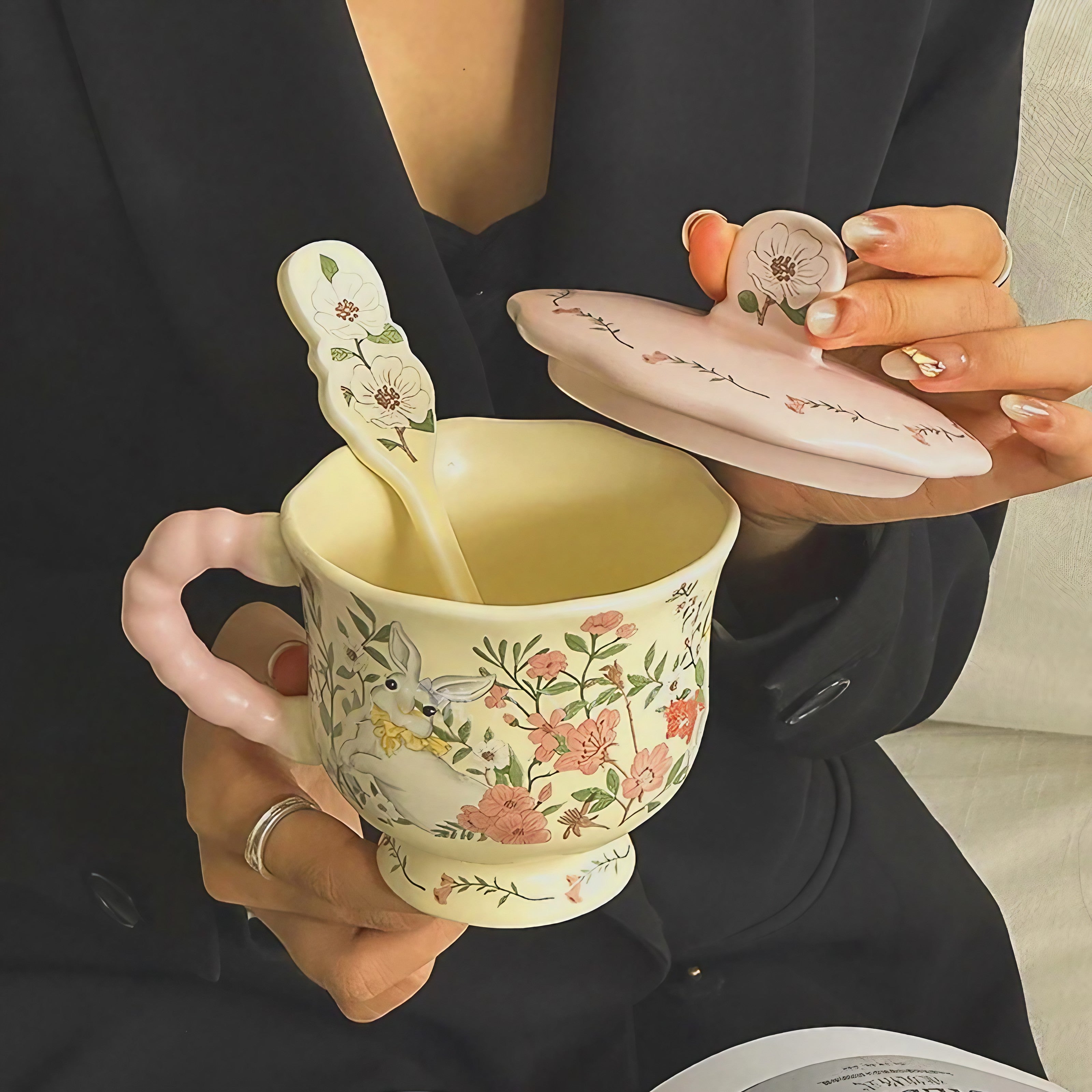 Bunny Blossom Mug