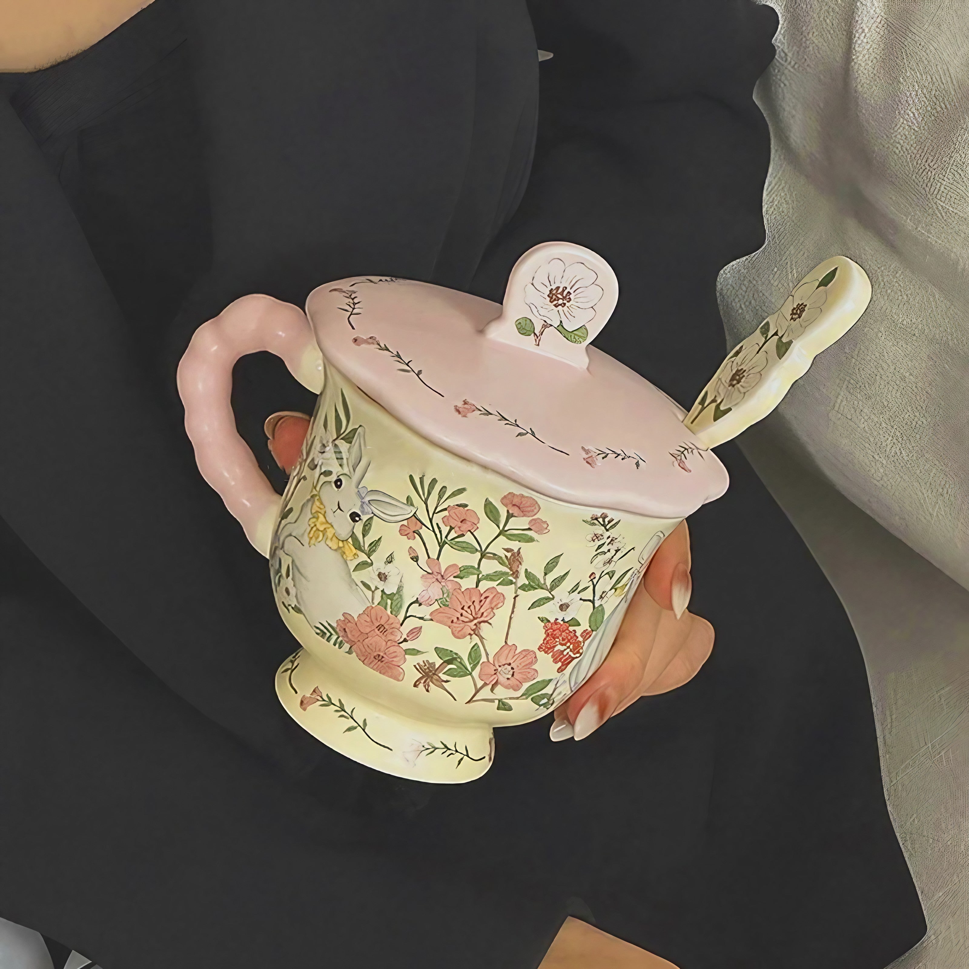 Bunny Blossom Mug