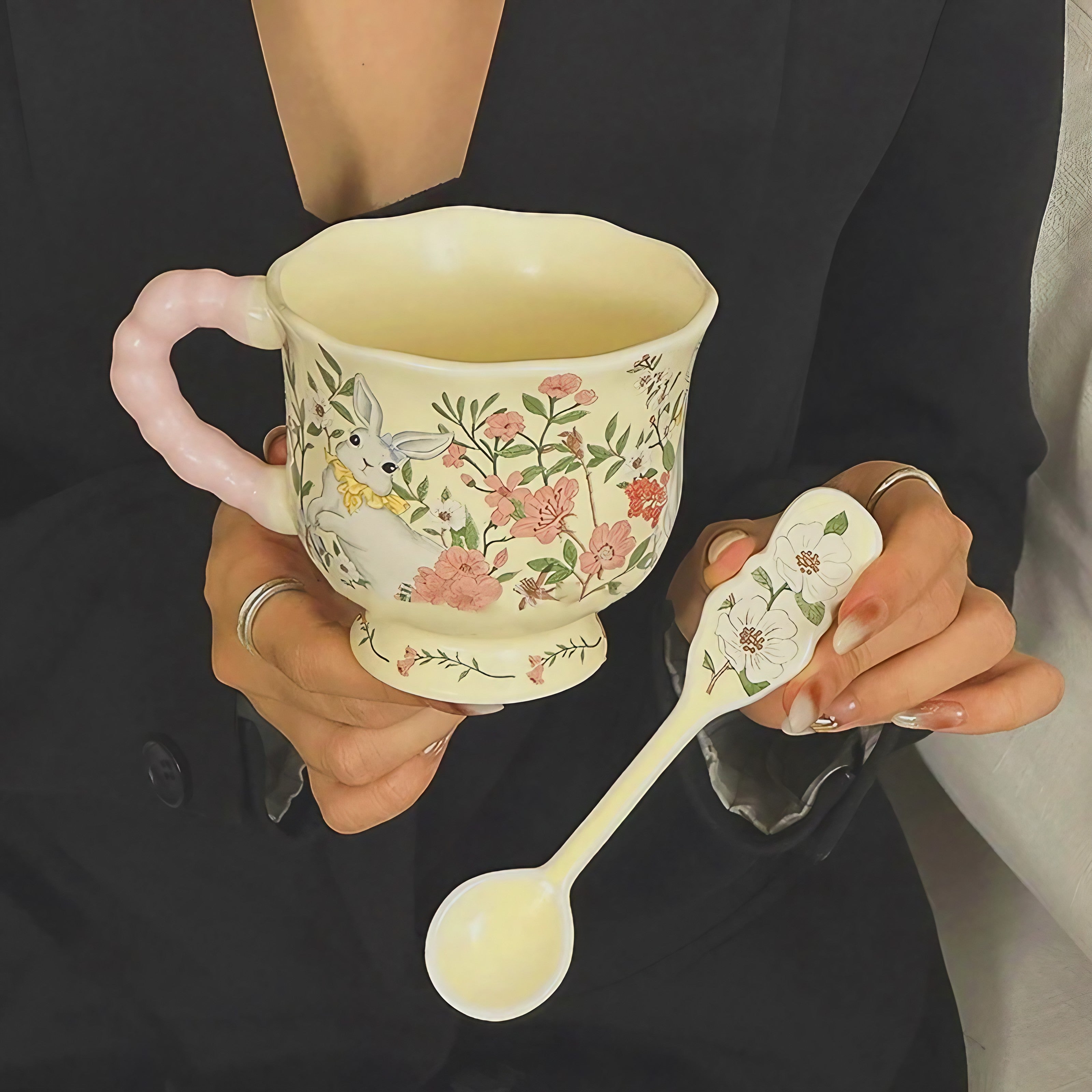 Bunny Blossom Mug