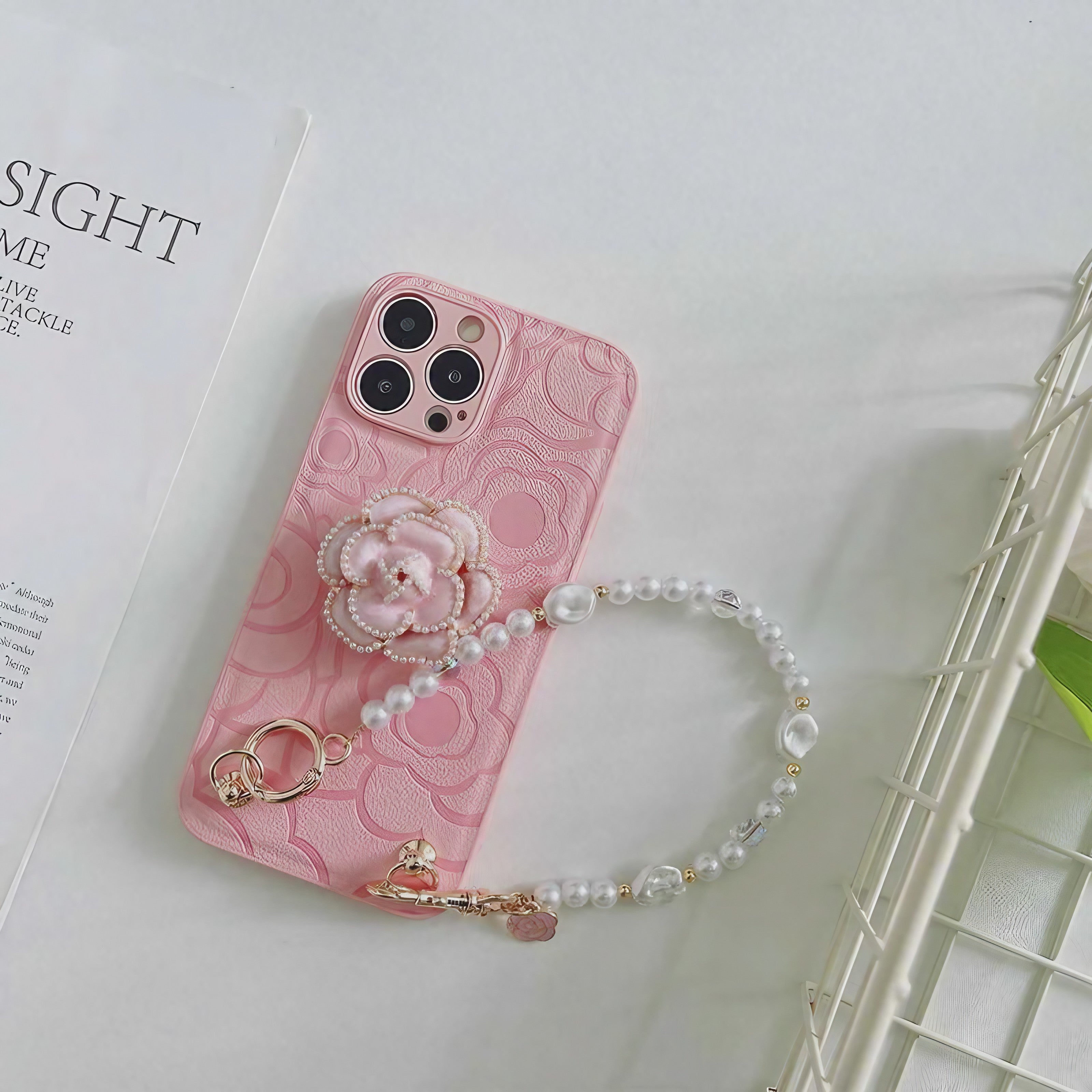 Camellia Pearl Case