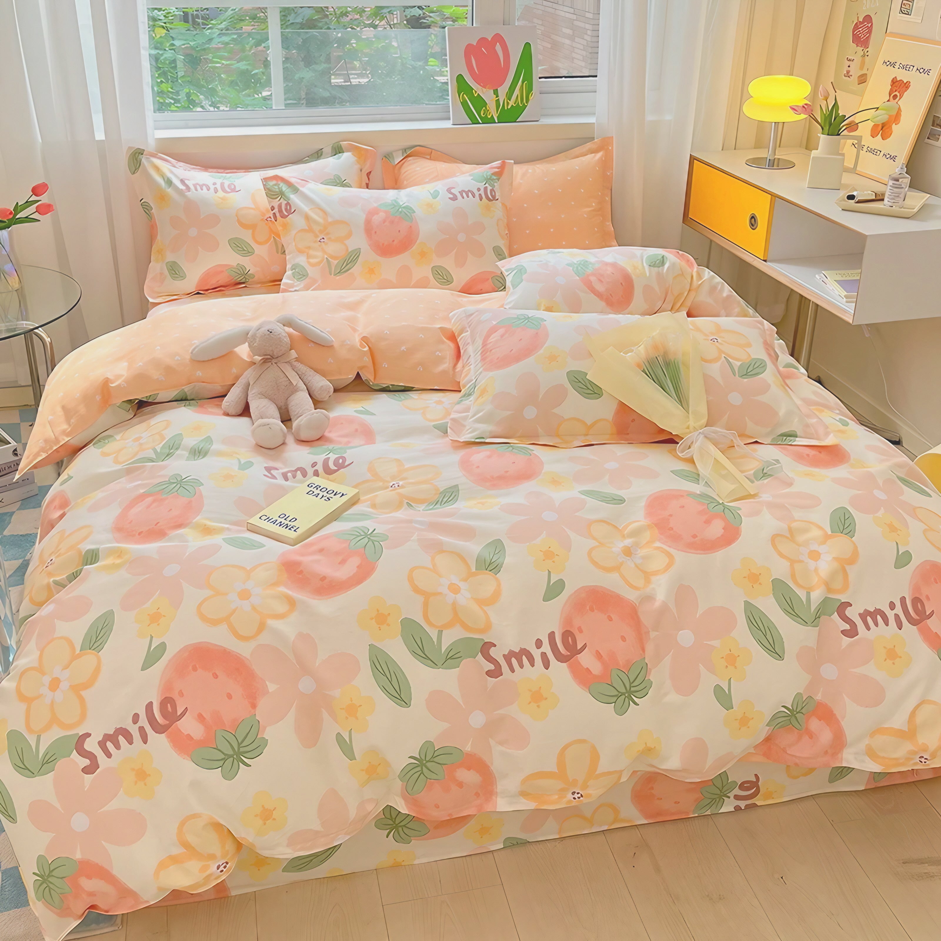 Pastel Garden Bedding Set