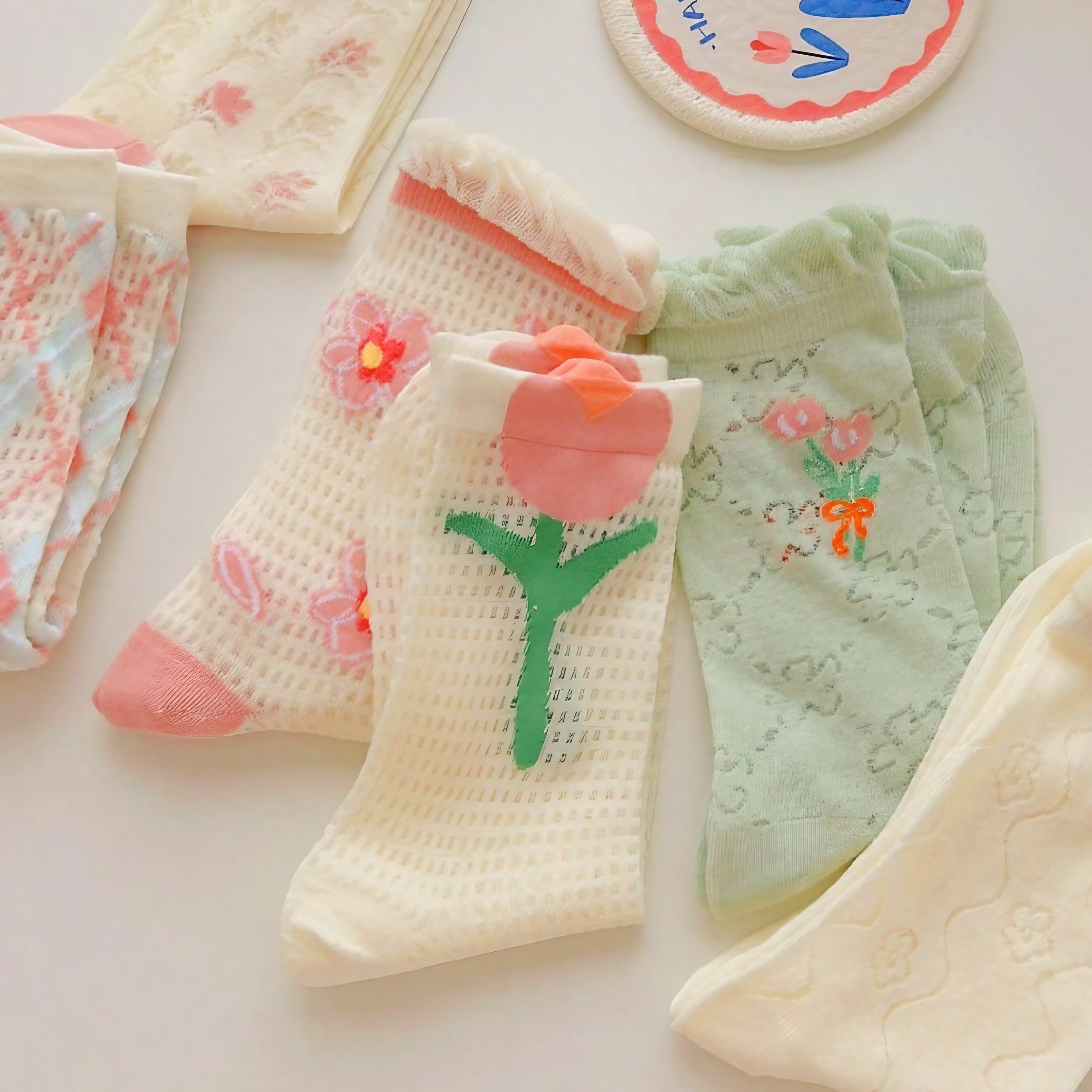 Cherry Blossom Breeze Socks