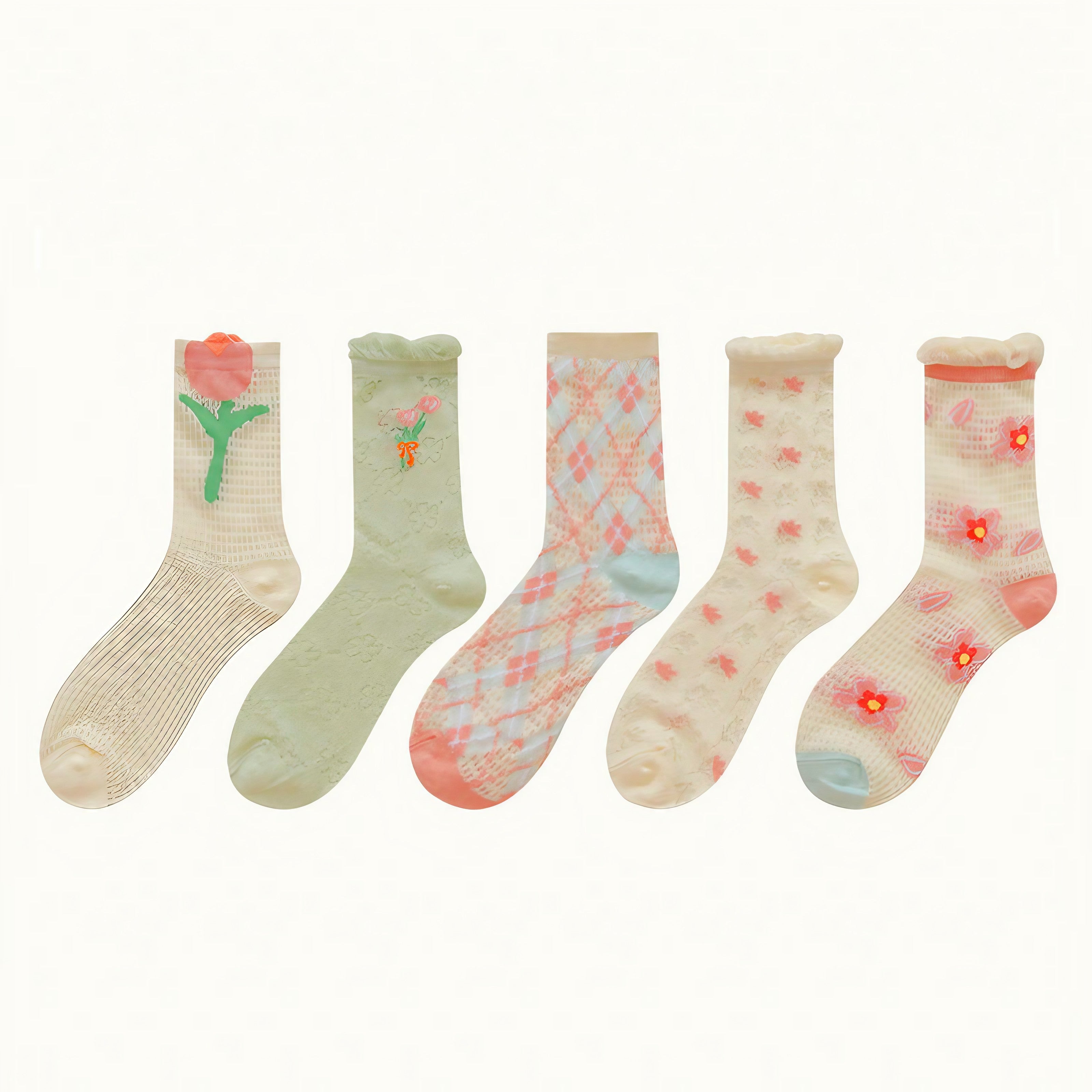 Cherry Blossom Breeze Socks
