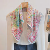 Chic Botanical Collage Scarf
