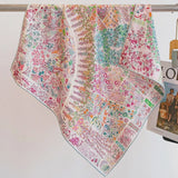 Chic Botanical Collage Scarf