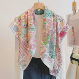 Chic Botanical Collage Scarf
