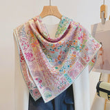 Chic Botanical Collage Scarf
