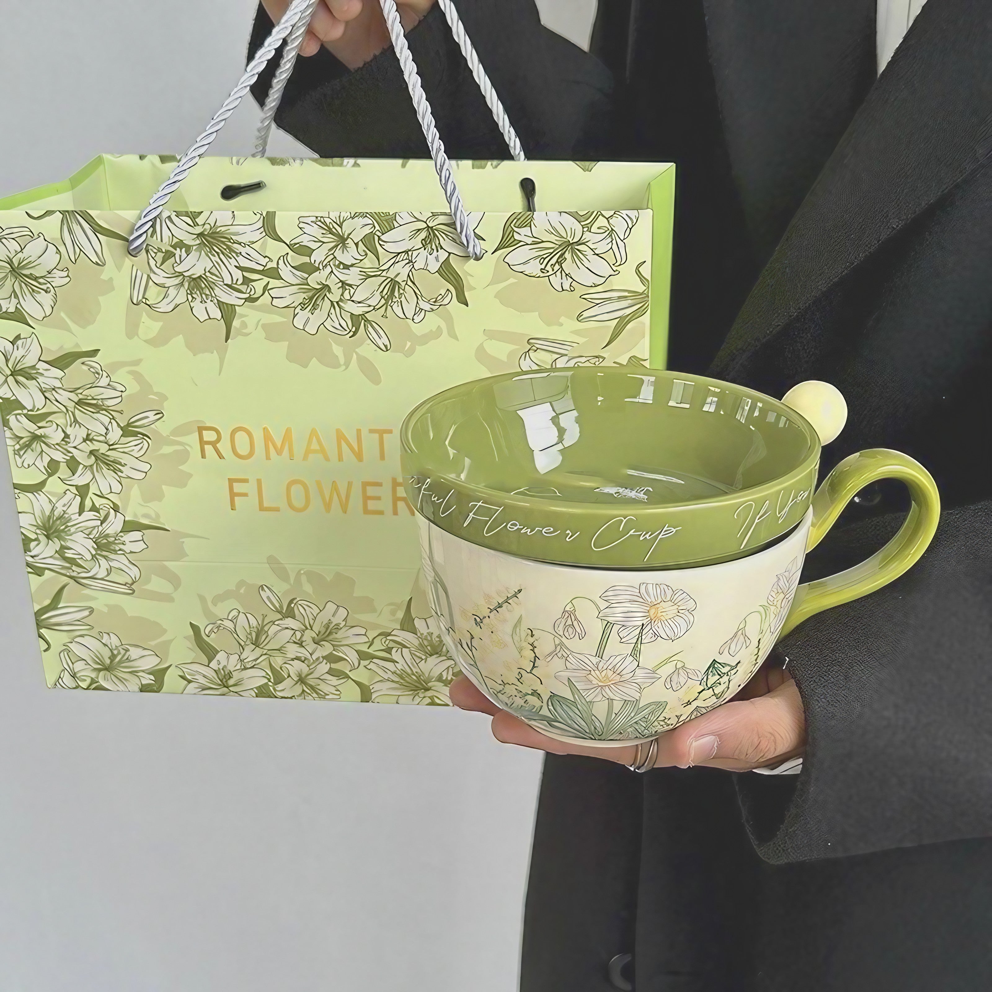 Chic Botanical Muse Mugs